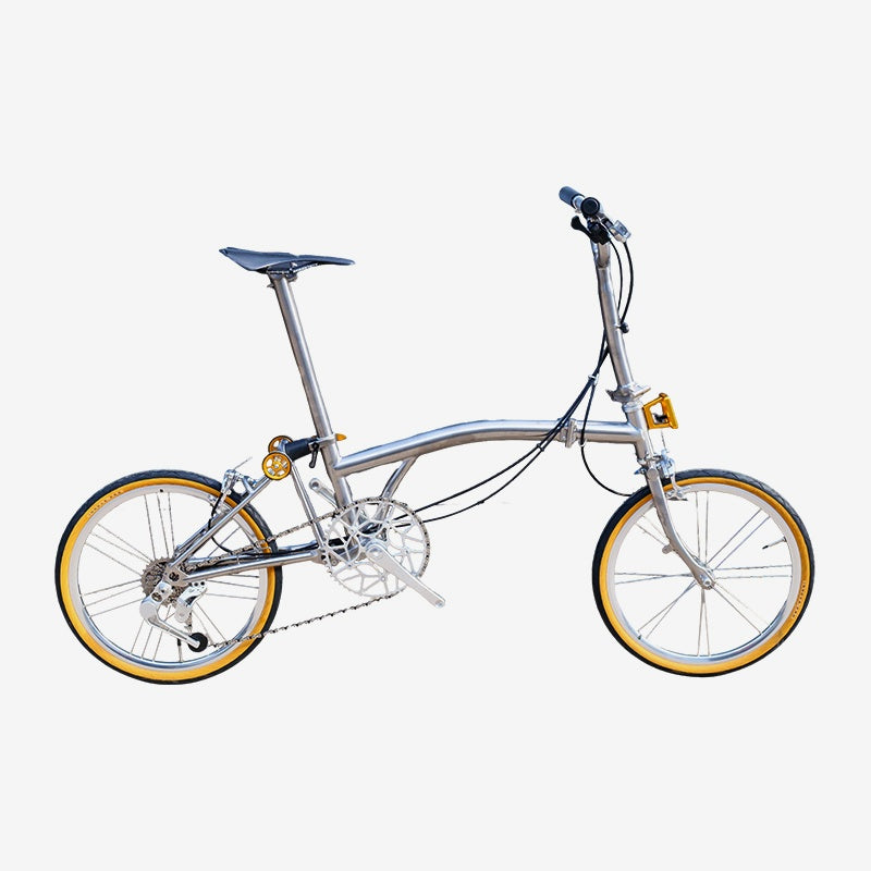 20inch trifold full aero titanium brompton bike rim brake 7 speed 