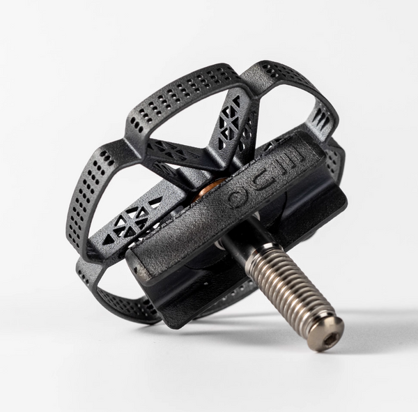 3DO 3D-Printed Titanium Hinge Clamp Knob for Brompton T Line | 34g/Pair | by HEXATI