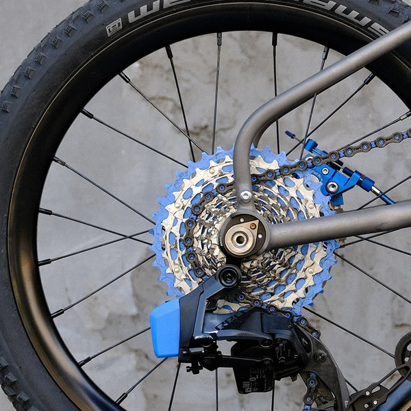 3D Printed Titanium Fork & Triangle for Brompton T Line