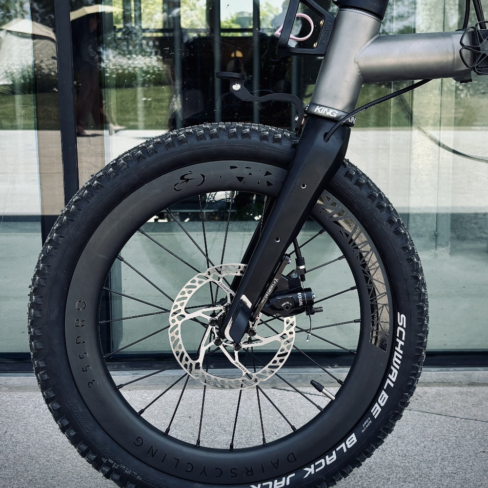 Brompton Bicycle T Line Titanium 3D print Fork with flat disc