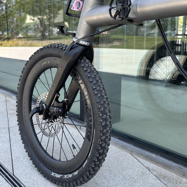 titanium 3D print fork for T line brompton