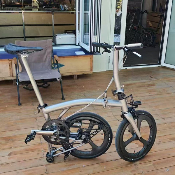  3D-Printed Titanium Fork for Brompton T Line
