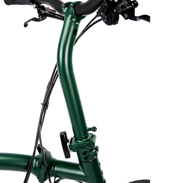 HEXATI T20 ELite – 9.4kg Full‑Aero Titanium Tri‑Fold 20″ Gravel Bike | SRAM Rival AXS 12‑Speed Electronic, Thru‑Axles, Maxxis 20×1.9″ Tires – Ultimate Brompton G Line Alternative