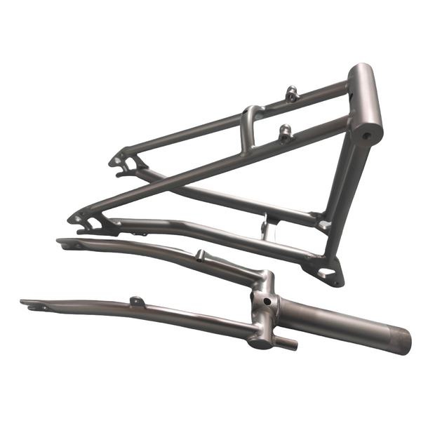 Brompton P Line Titanium Fork, Rear Triangle & Rack Upgrade Kit