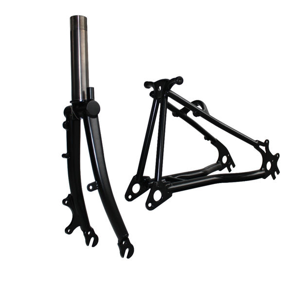 Brompton Disc Brake Titanium Rear Triangle and fork  set 16inch