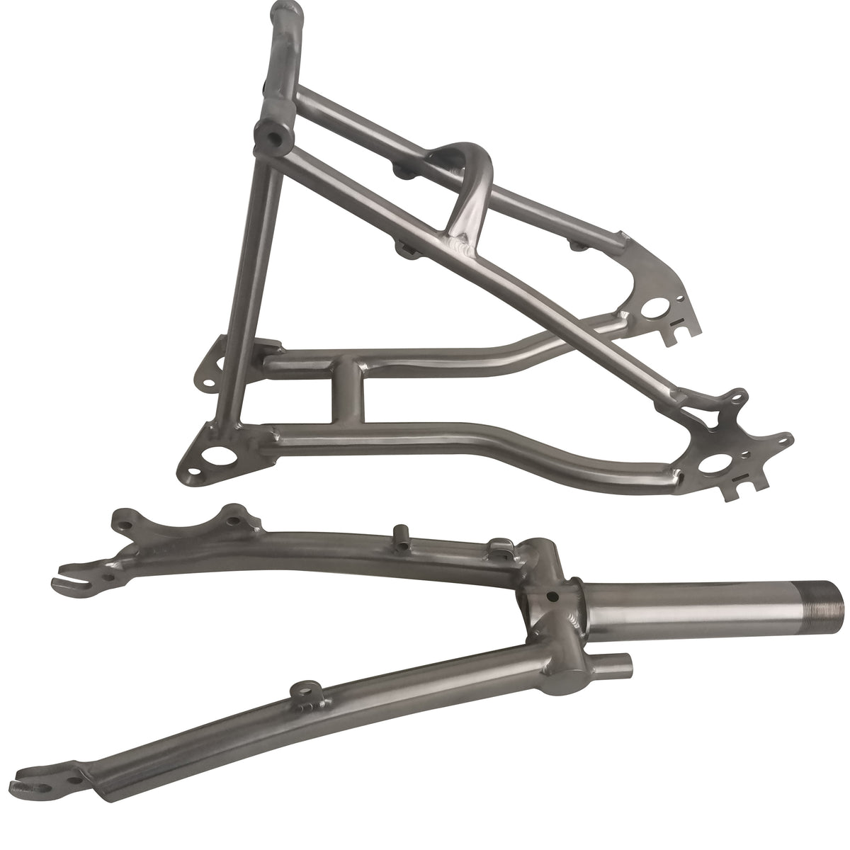 Brompton Disc Brake Titanium Rear Triangle and fork kit 16inch ...