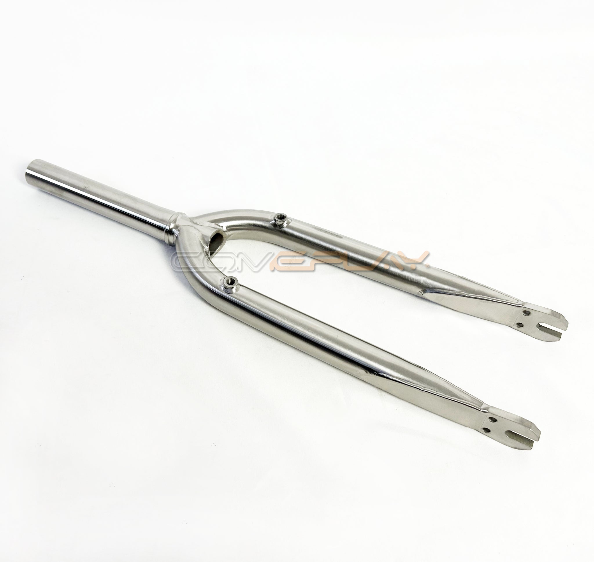 bmx bicycle forks COMEPLAY 20“inch classic zero offset titanium flatland fork with V bra – TITANIUM BIKE