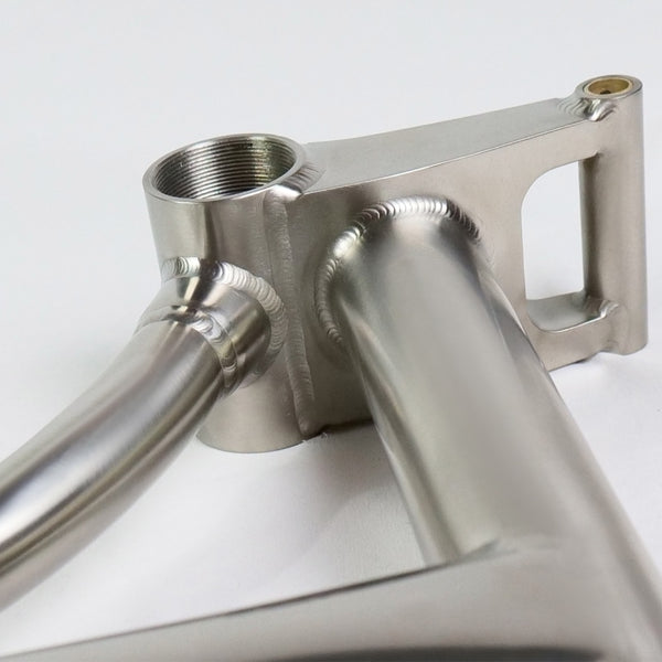 COMEPLAY / HEXATI Ultimate Titanium Brompton T Line Main Frame | 3D Printed Hinge & BB | 1320g Only