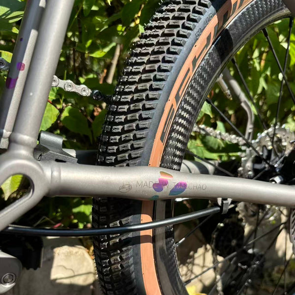 HEXATI T20 ELite Custom Splash – 9.2kg Full-Titanium Gravel Folding Bike with SRAM Rival AXS and titanium cranks
