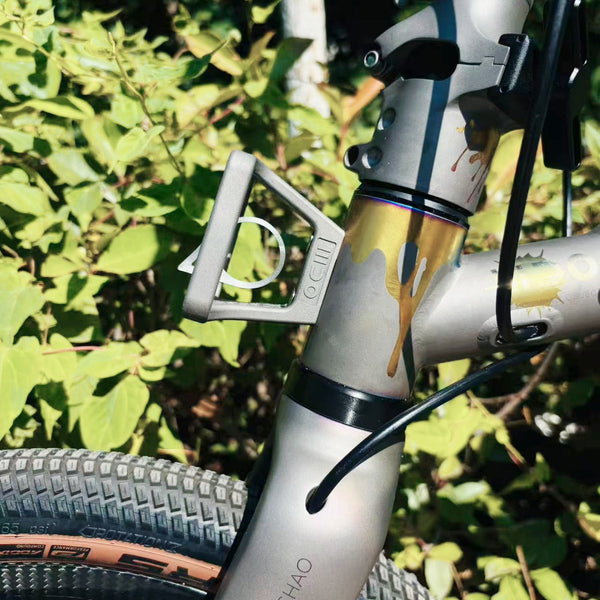 HEXATI T20 ELite Custom Splash – 9.2kg Full-Titanium Gravel Folding Bike with SRAM Rival AXS and titanium cranks
