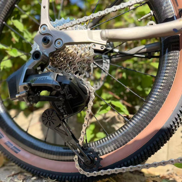 HEXATI T20 ELite Custom Splash – 9.2kg Full-Titanium Gravel Folding Bike with SRAM Rival AXS and titanium cranks
