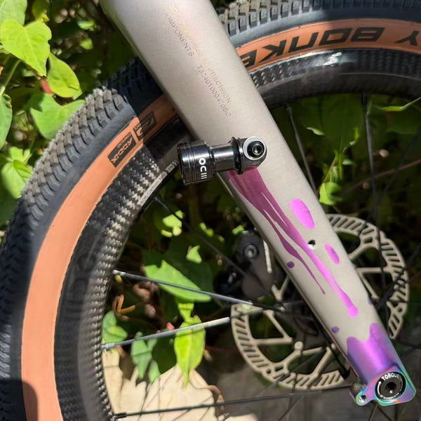 HEXATI T20 ELite Custom Splash – 9.2kg Full-Titanium Gravel Folding Bike with SRAM Rival AXS and titanium cranks