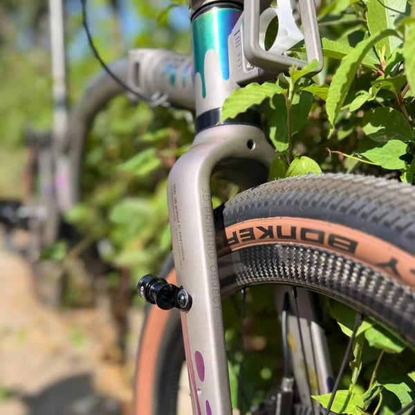 HEXATI T20 ELite Custom Splash – 9.2kg Full-Titanium Gravel Folding Bike with SRAM Rival AXS and titanium cranks
