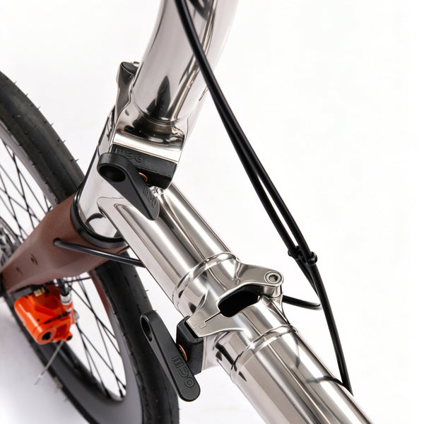 Brompton T line alternative wireless titanium bike