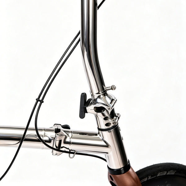 Brompton T line alternative wireless titanium bike