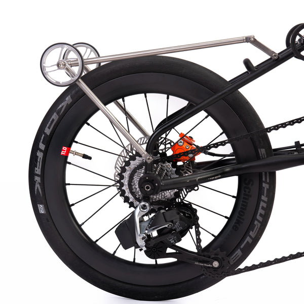 Brompton T line alternative wireless titanium bike