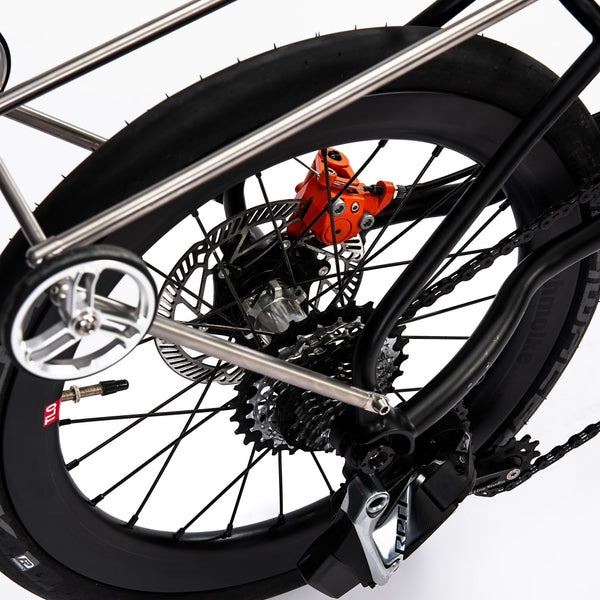 Brompton T line alternative wireless titanium bike