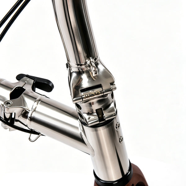 Brompton T line alternative wireless titanium bike