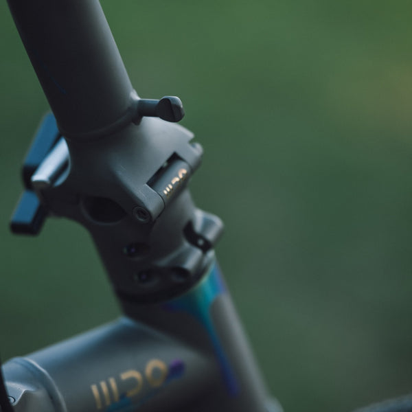 HEXATI T20 ELite Custom Paint – Titanium Gravel Folding Bike--with L-TWOO ER9 wireless groupsets