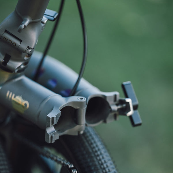 HEXATI T20 ELite Custom Paint – Titanium Gravel Folding Bike--with L-TWOO ER9 wireless groupsets