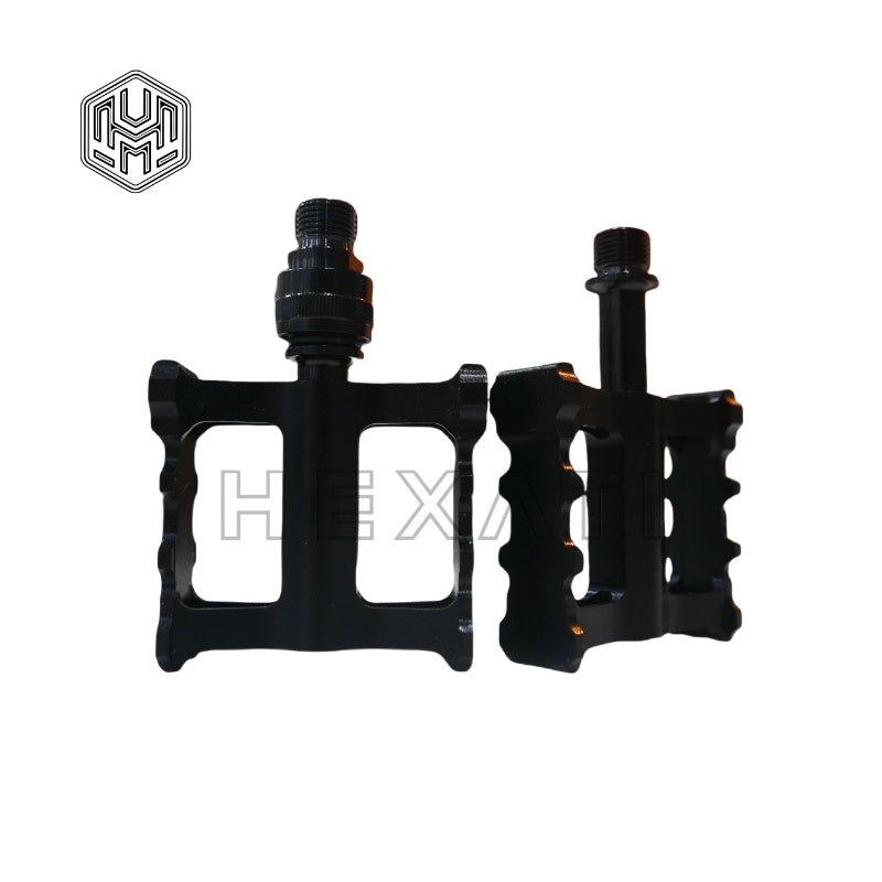 bike pedal spindle CNC Titanium Left Detachable Pedals for Brompton Bicycle (TITANIUM AXLE, Single QR) for Bromoton 3sixty EN ISO 21420 Size:4 3/4'' 160GRM sleeve bushings WOOM Leggie - Fahrradständer