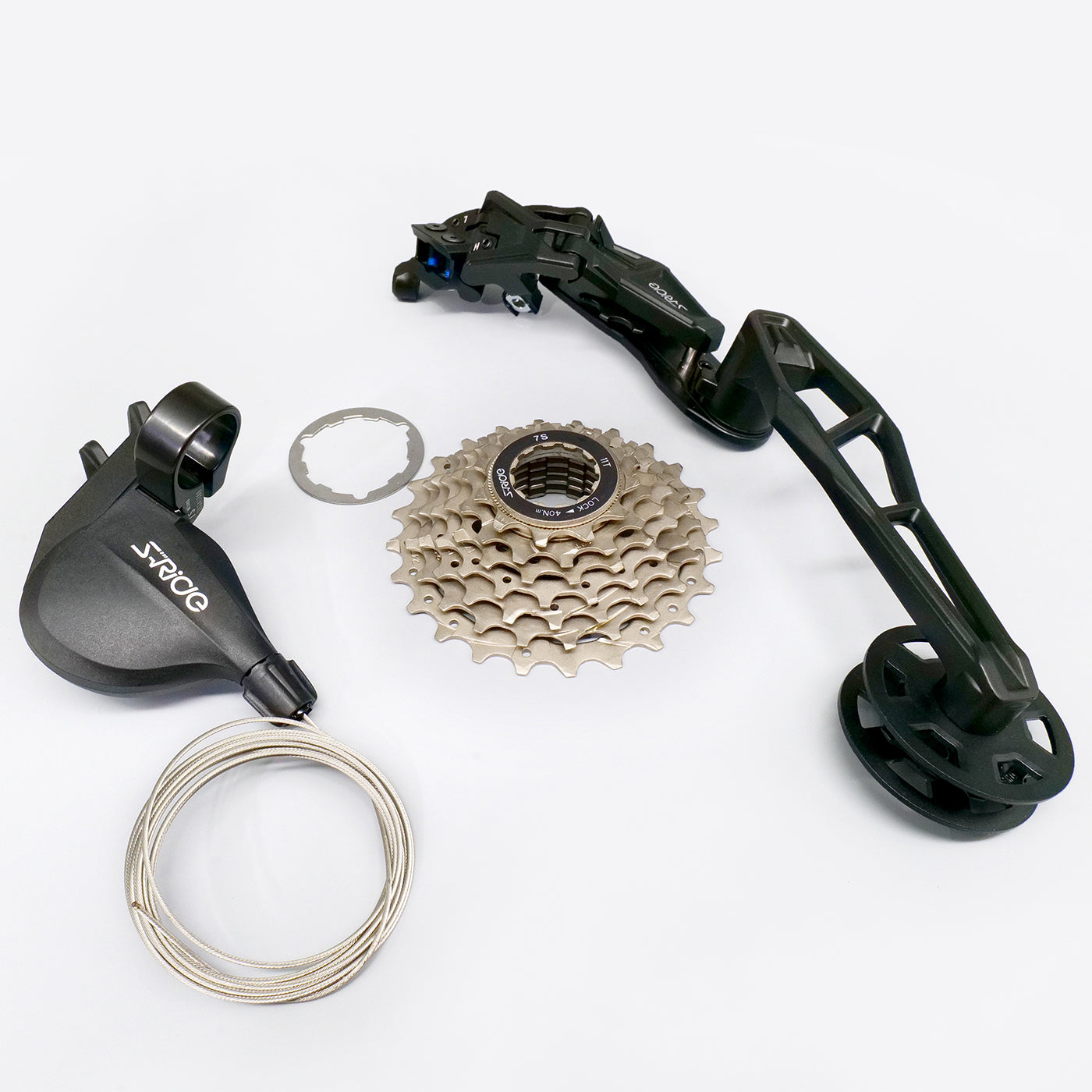 S-ride External 7 Speed Groupset Set transmission system for Brompton A/C/P/T Line Modified Rear Tensioner Shifter Chain Guide Cog Set