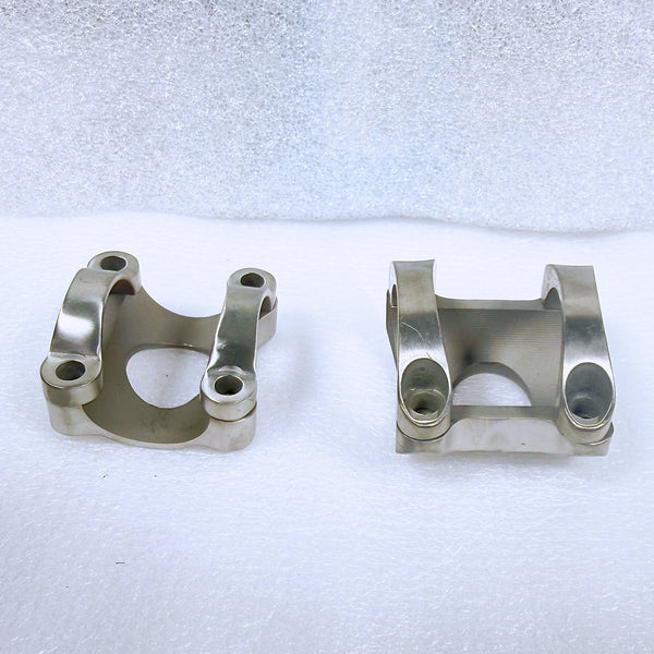 Titanium Stem Back Clamp – Precision Handlebar Mount for Custom Frame Builders