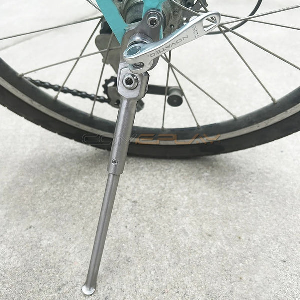 TitaniumKickstand for Birdy Folding Bike  18 Inch 20 Inch  Wheelset Parking Stand Bicycle Parts