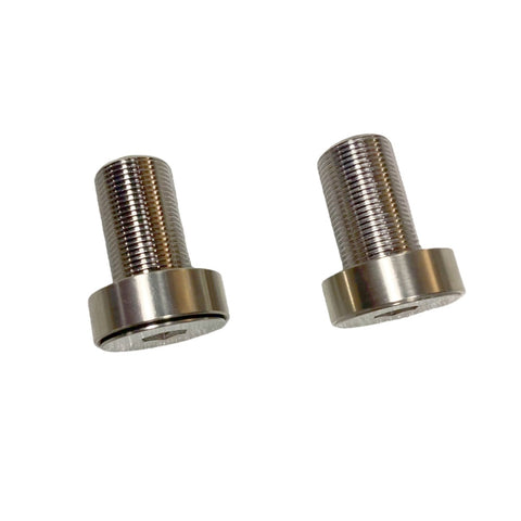 HEXATI / COMEPLAY Titanium Crank Spindle Bolt / Washer Kit  for BMX Spindle 19mm