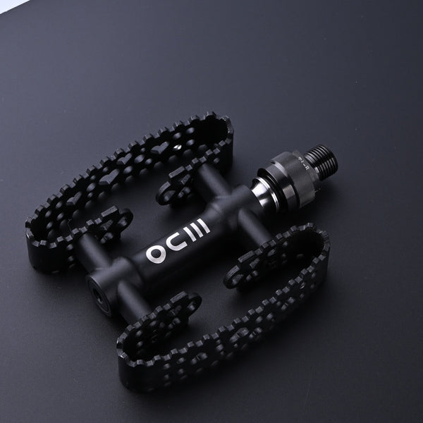 Ultra-Light Double Quick Release Tiny Bubbly Pedals for Brompton G Line 341g – Titanium Spindle, Titanium adapter, Wide Platform