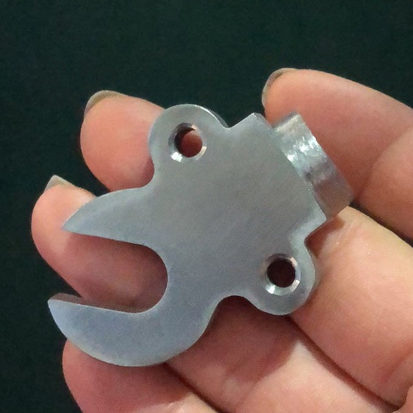 Titanium Front Dropouts – 10mm Quick Release, Dual Eyelets, M5 x 0.8