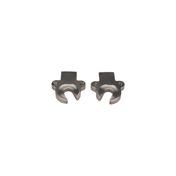 Titanium Front Dropouts – 10mm Quick Release, Dual Eyelets, M5 x 0.8