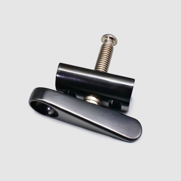 Titanium Hinge Clamp Set for Brompton Titanium Easy Shells + Hinge Clamp Levers for Brompton Folding Bike