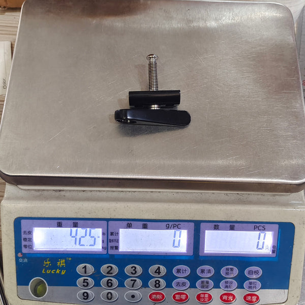 Titanium Hinge Clamp Set for Brompton Titanium Easy Shells + Hinge Clamp Levers for Brompton Folding Bike