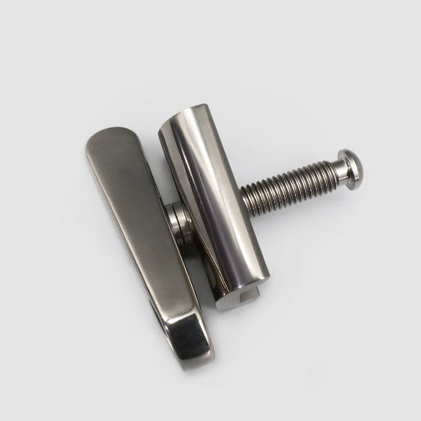 Titanium Hinge Clamp Set for Brompton Titanium Easy Shells + Hinge Clamp Levers for Brompton Folding Bike