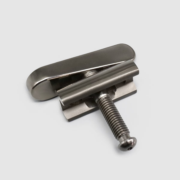 Titanium Hinge Clamp Set for Brompton Titanium Easy Shells + Hinge Clamp Levers for Brompton Folding Bike