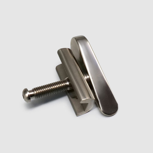 Titanium Hinge Clamp Set for Brompton Titanium Easy Shells + Hinge Clamp Levers for Brompton Folding Bike