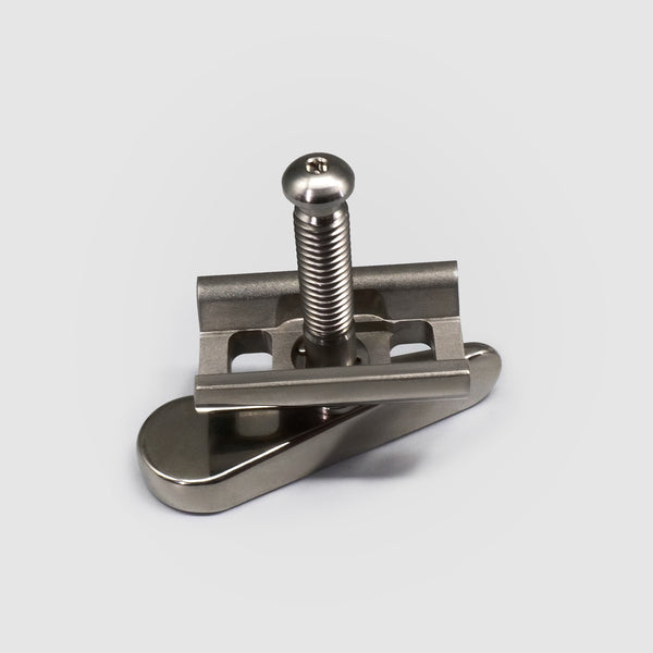 Titanium Hinge Clamp Set for Brompton Titanium Easy Shells + Hinge Clamp Levers for Brompton Folding Bike
