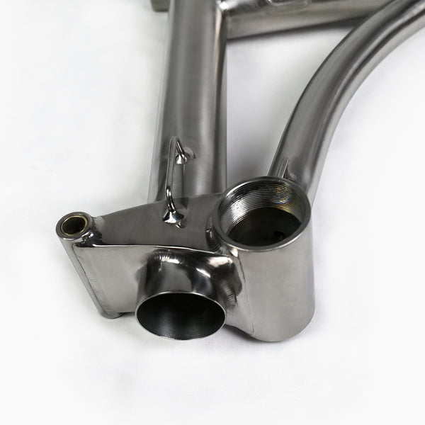 COMEPLAY / HEXATI Ultimate Titanium Brompton G Line Main Frame | 3D Printed Hinge & BB | 1351g Only