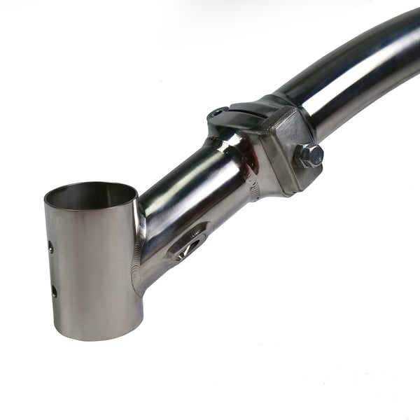 COMEPLAY / HEXATI Ultimate Titanium Brompton G Line Main Frame | 3D Printed Hinge & BB | 1351g Only