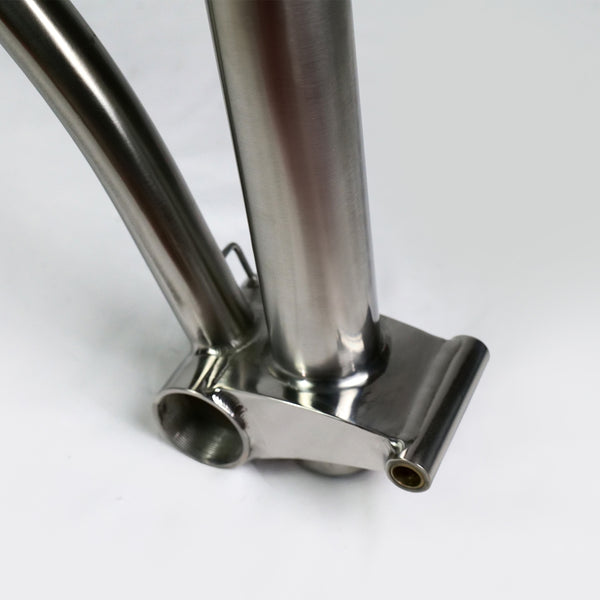 COMEPLAY / HEXATI Ultimate Titanium Brompton G Line Main Frame | 3D Printed Hinge & BB | 1351g Only