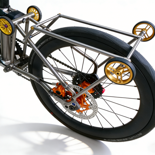 Titanium Rear Rack for Brompton G Line