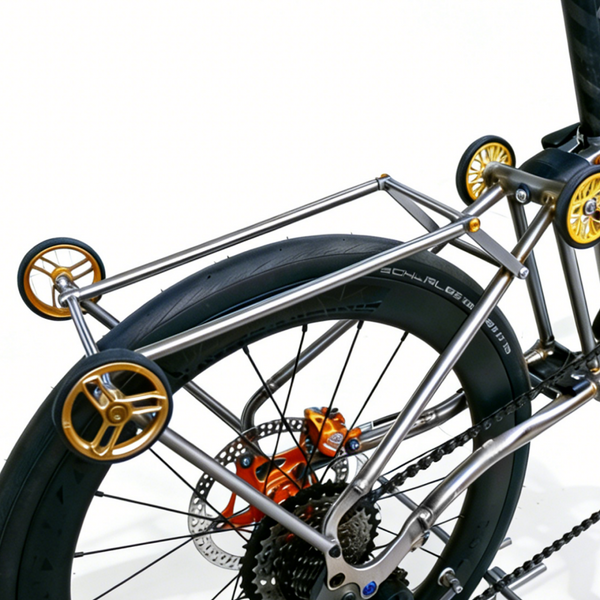 Titanium Rear Rack for Brompton G Line