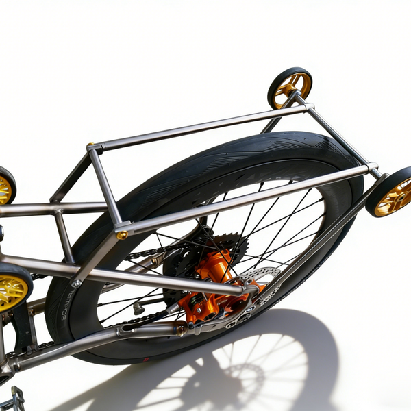 Titanium Rear Rack for Brompton G Line