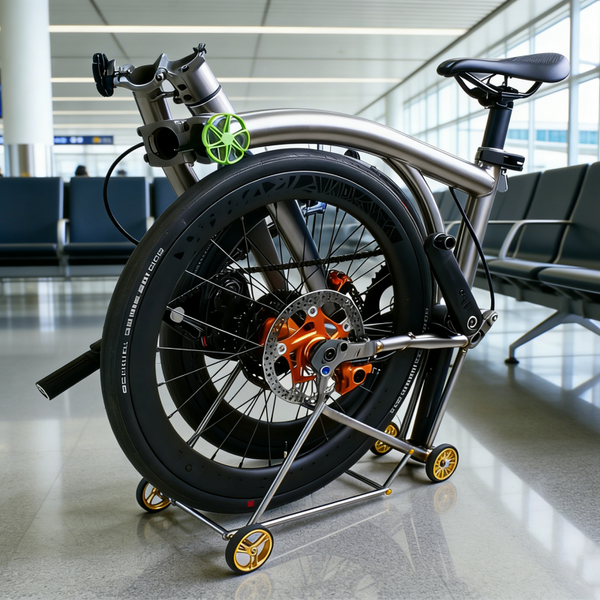 Titanium Rear Rack for Brompton G Line