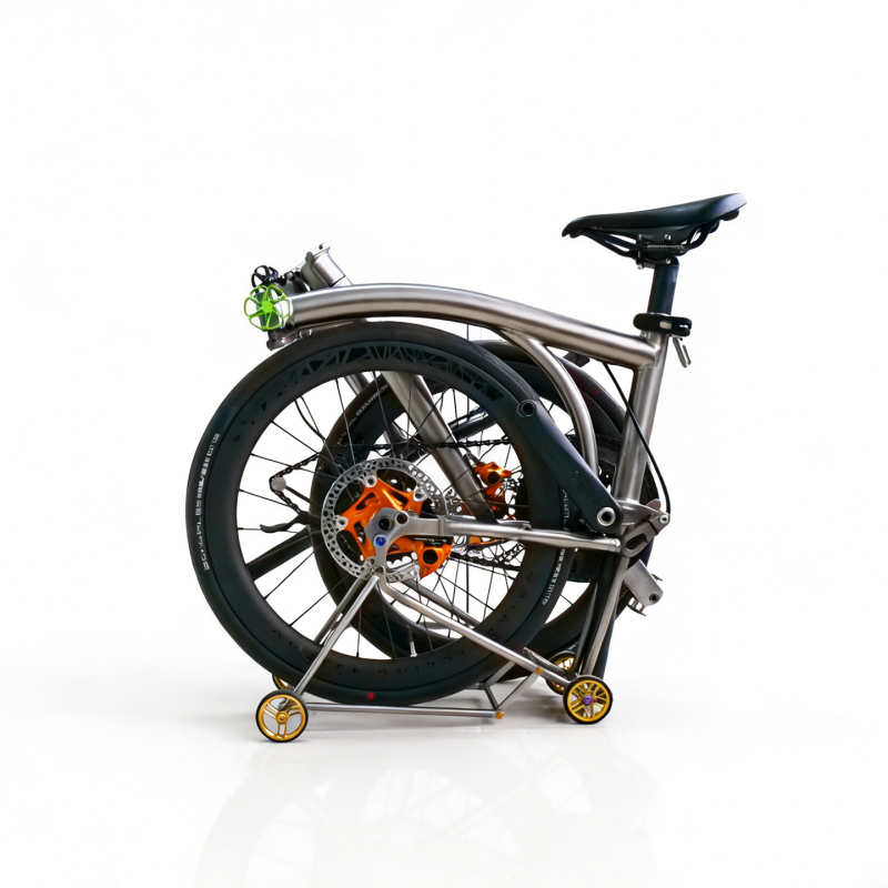 Brompton Rear Rack Side Rail Hexati Ultralight Titanium Rear Rack for Brompton P/T Line – TITANIUM BIKE