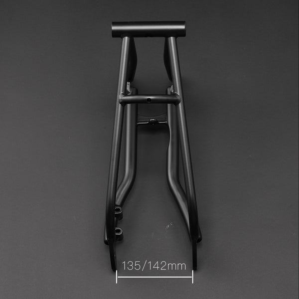 Titanium Brompton gravel P Line 18inch flat disc mount fat tire