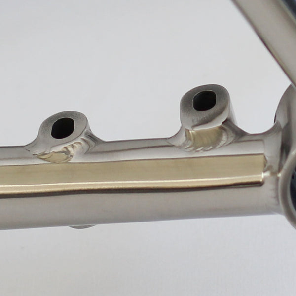 Titanium Flat Mount Boss – Premium Disc Brake Mount for Custom Frame Builds