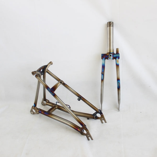  Titanium Fork + Rear Triangle for Brompton ACP Line