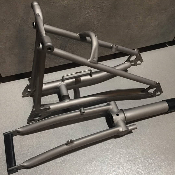 Titanium Fork + Rear Triangle for Brompton ACP Line